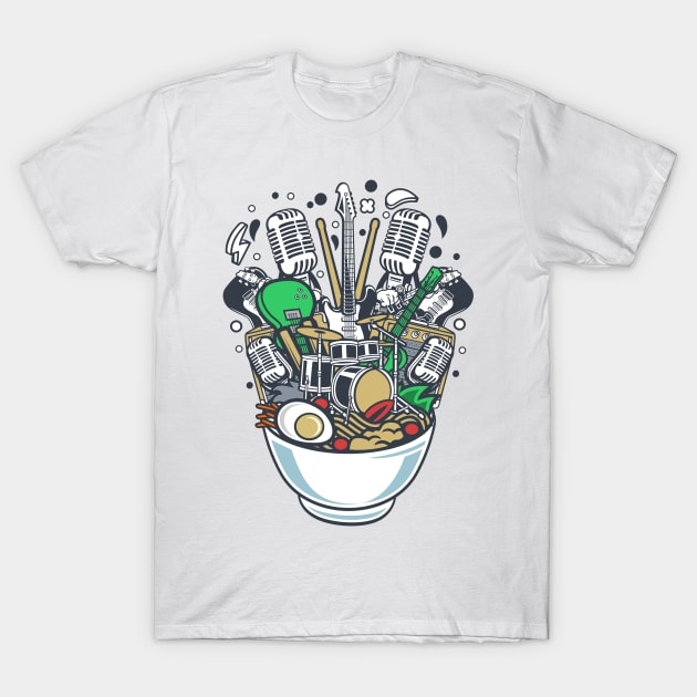 Ramen Rock T-Shirt by p308nx